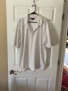 Brooks Brothers Polo Shirt XXL White ProSport Country Club